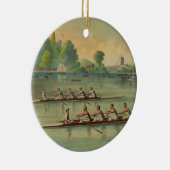  Rowers Race Boat Race Keramisch Ornament (Rechts)