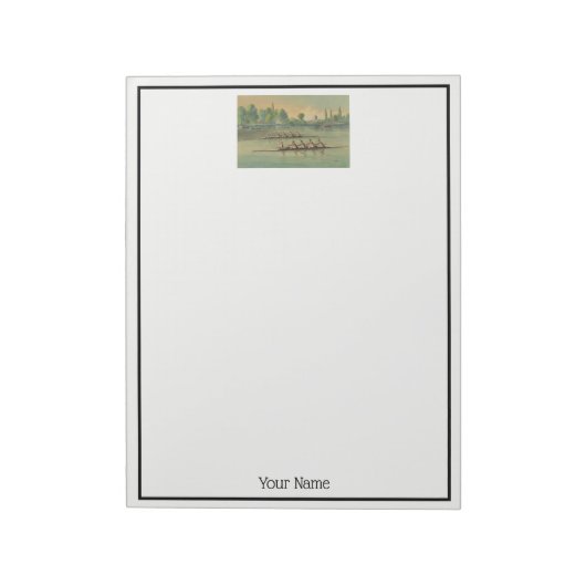  Rowers Race Boat Race Notitieblok (Gedraaid)