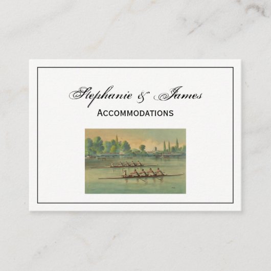 Rowers Race Boat Race Visitekaartje (Voorkant)