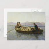 Rowing-boot, 1863 briefkaart (Voorkant / Achterkant)