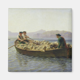 Rowing-boot, 1863 magneet