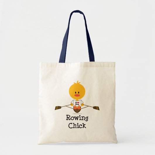 Rowing Chick Canvas tas (Voorkant)