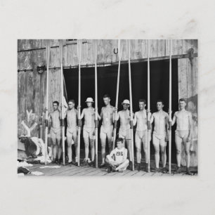 Rowing Crew, 1916 Briefkaart