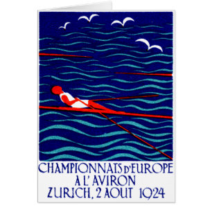 Rowing Poster Zürich 1924