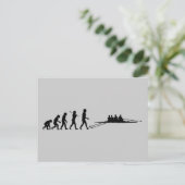 Rowing Racing Shell Sport Briefkaart (Staand voorkant)