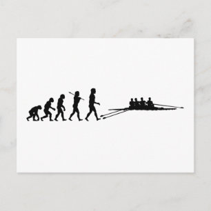 Rowing Racing Shell Sport Briefkaart