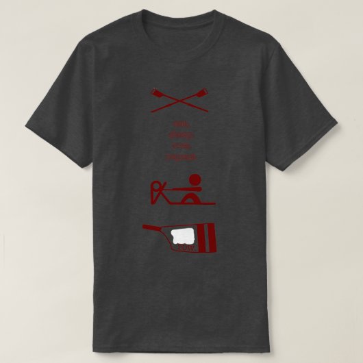 Rowing Sticker Pack 2 T-shirt (Design voorkant)
