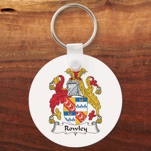Rowley Family Crest Sleutelhanger (Voorkant)