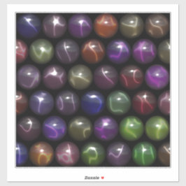 Rows Of Catseye Marbles Sticker