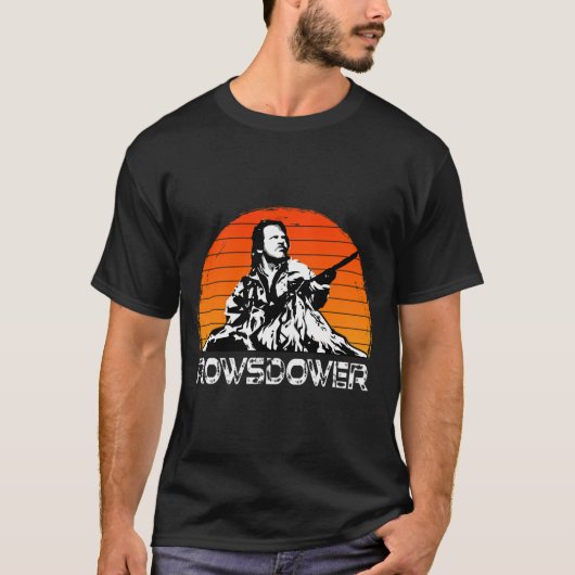 Rowsdower Distress Mountain Sunset T-shirt (Voorkant)