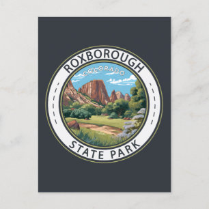 Roxborough State Park Colorado Badge Briefkaart