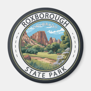 Roxborough State Park Colorado Badge Magneet