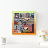 Roxbury, Massachusetts Photo Collage 9958 Vierkante Klok (Huis)