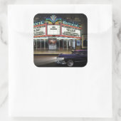 Roxie Afbeelding Show Vierkante Sticker (Tas)