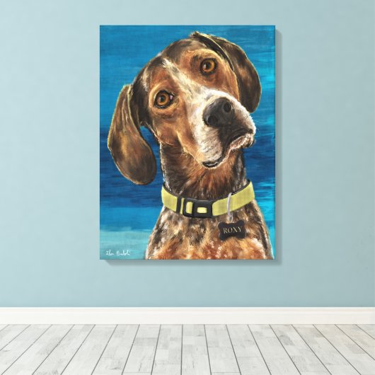 Roxy3 Canvas Afdruk (Insitu (Houten vloer))