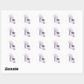 Roxy-Sticker Ronde Sticker (Vel)