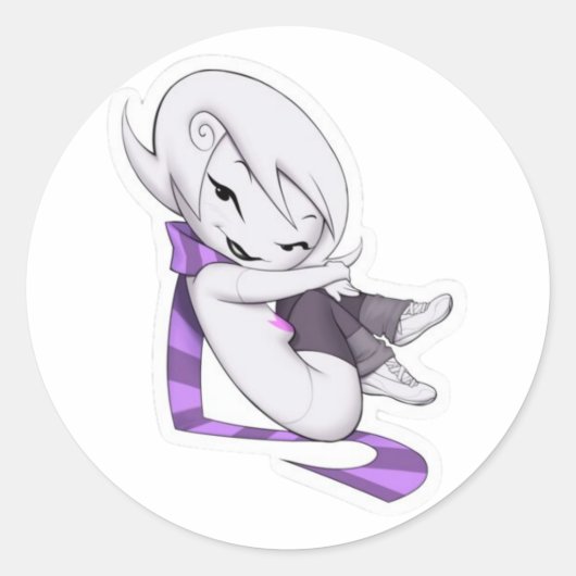 Roxy-Sticker Ronde Sticker (Voorkant)