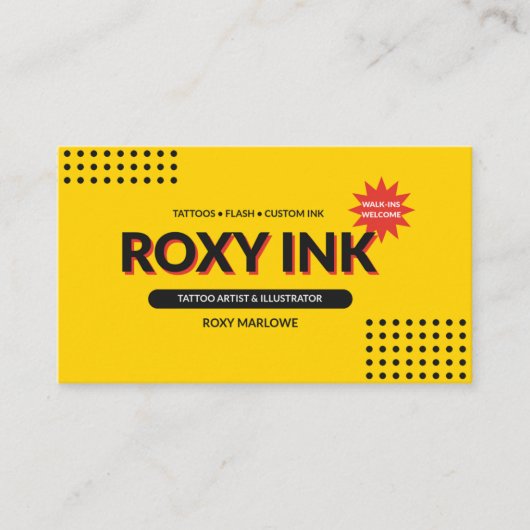 RoXY Visitekaartje (Voorkant)