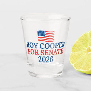 Roy Cooper voor Senaat 2026 Verkiezing Shot Glas