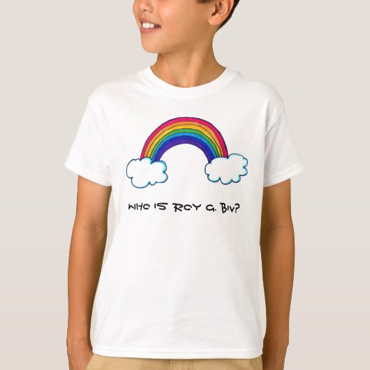 Roy G. Biv Kinder Shirt (Voorkant)