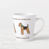 Roy Mocchi Bruno♥Latte Mug Airedale Terrier coffee (Droite)