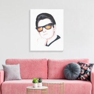 Roy Orbison Canvas Afdruk