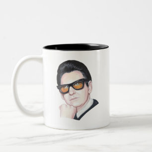 Roy Orbison Tweekleurige Koffiemok