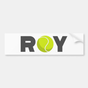 Roy Tennis Bumpersticker