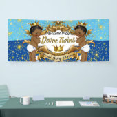 Royal African Twin Boys| Blue and Gold Sparkles Spandoek (Beurs)