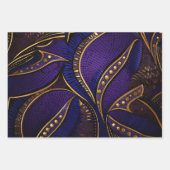 Royal Afro Wax Pattern Inpakpapier Vel (Voorkant)