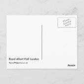 Royal Albert Hall London Briefkaart (Achterkant)
