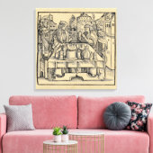 Royal Alchemist Laboratory Canvas Afdruk (Insitu (Woonkamer))