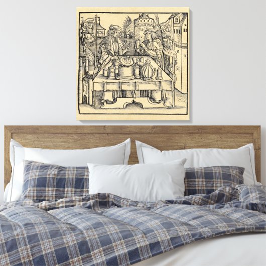 Royal Alchemist Laboratory Canvas Afdruk (Insitu (Slaapkamer))