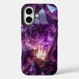 Royal Amethyst Stones telefoonhoesje iPhone 16 Hoesje