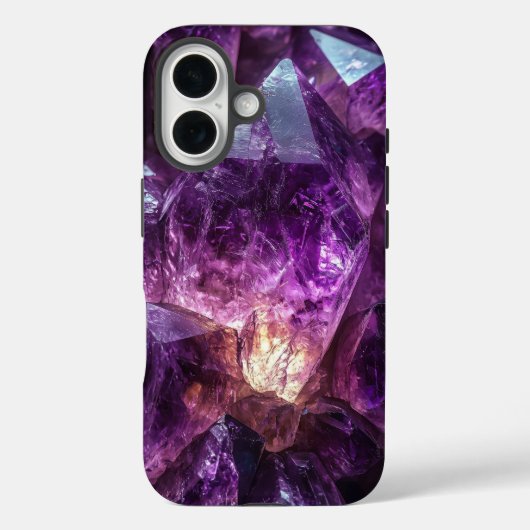 Royal Amethyst Stones telefoonhoesje Case-Mate iPhone Case (Achterkant)
