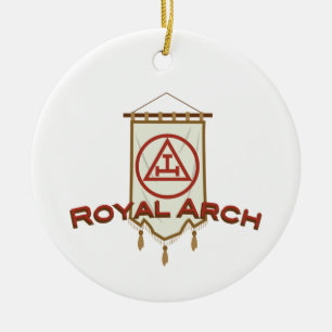 Royal Arch Freemason Banner Keramisch Ornament
