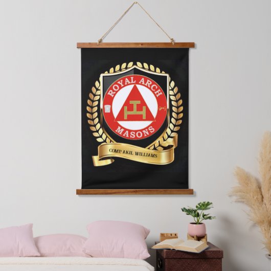 Royal Arch Mason Hanging Tapestry Hangend Wandkleed (Slaapkamer)