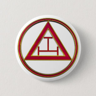 Royal Arch Triple Tau Ronde Button 5,7 Cm