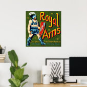 Royal Arms Citrus Poster (Thuiskantoor)
