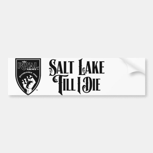 Royal Army Bumpersticker (Voorkant)