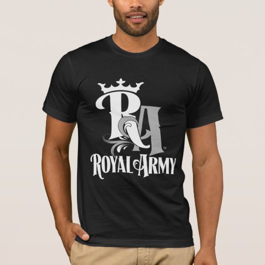 Royal Army Emblem Dark Mannen T-Shirt (Voorkant)