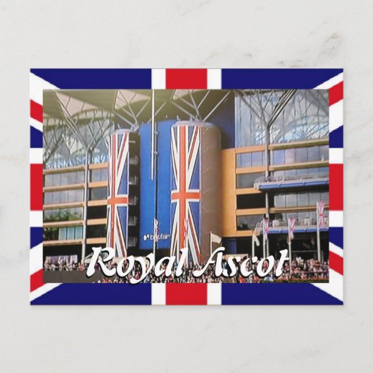 Royal Ascot Diamond Jubilee briefkaart (Voorkant)