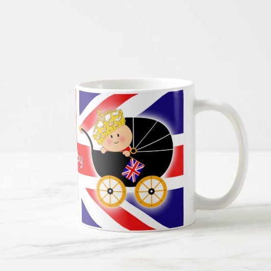 Royal Baby British Flag Mok (Rechts)