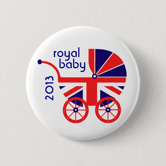 Royal Baby Carriage Button (Voorkant)