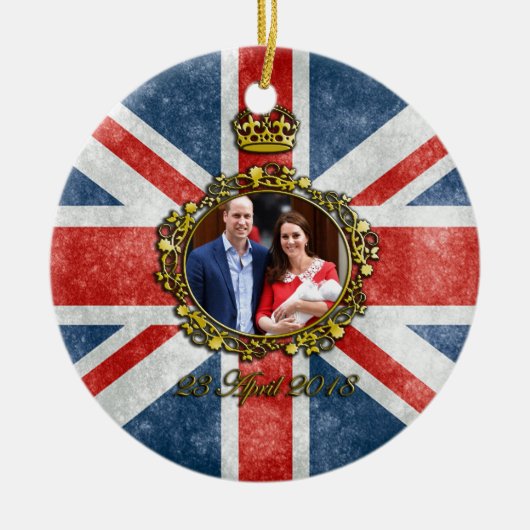 Royal baby keramisch ornament (Voorkant)