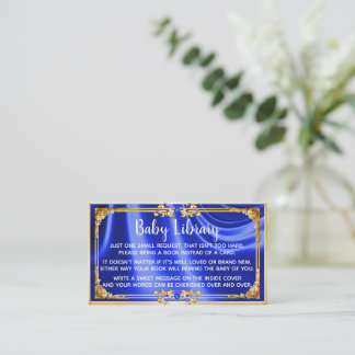 Royal Baby shower Book Library Card Notitiekaartje