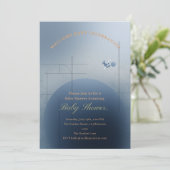 Royal Baby Shower Invitation – Little Prince  Kaart (Staand voorkant)
