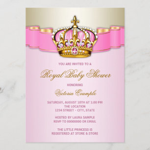 Royal Baby shower Kaart