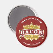 Royal Bacon Society Magnet rond (Recto/Verso)