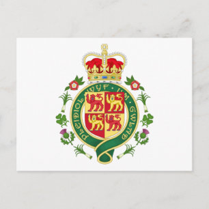 Royal Badge of Wales Briefkaart